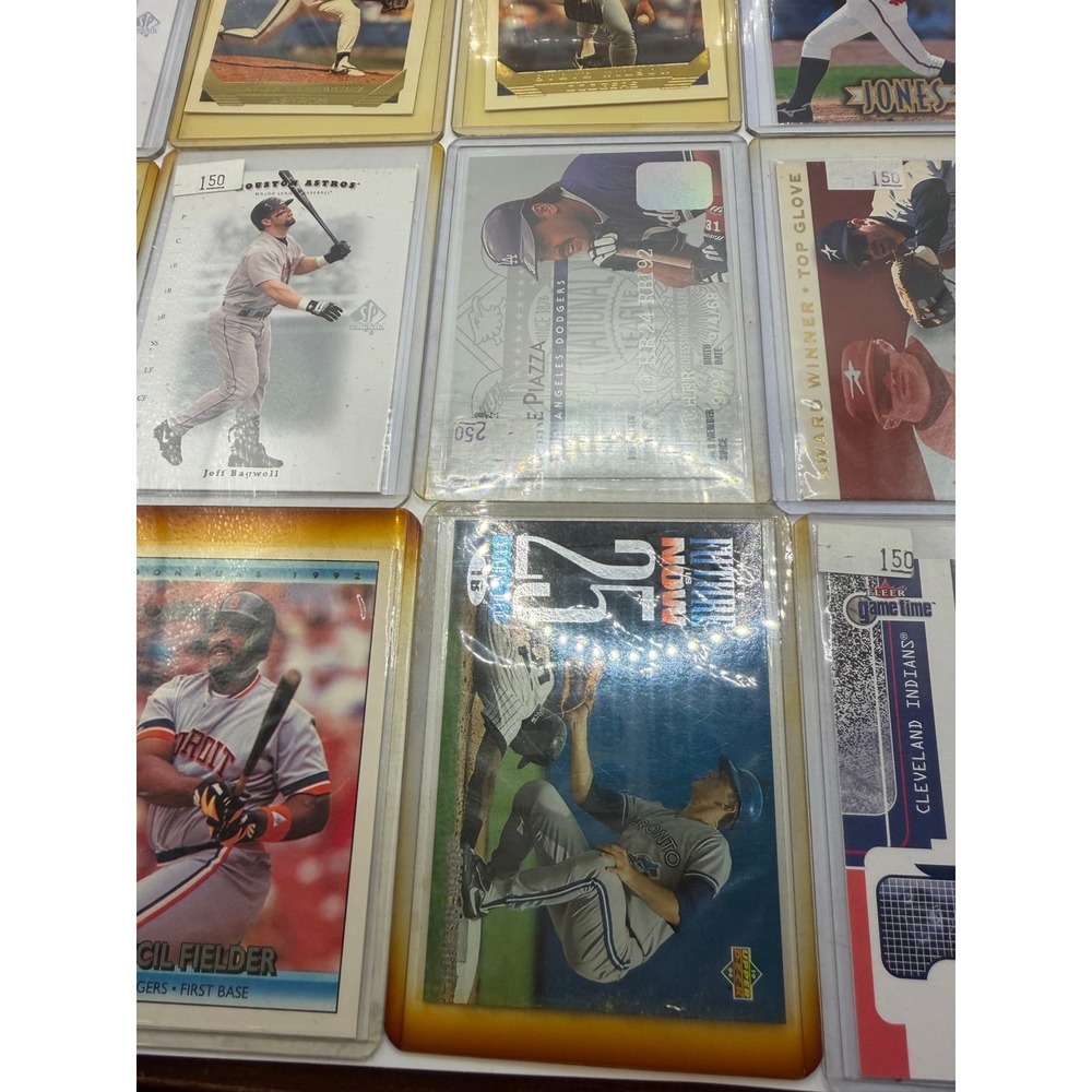 LOT 5 20-Card Baseball Lot Chipper Jones Bagwell Thome Ryan Piazza